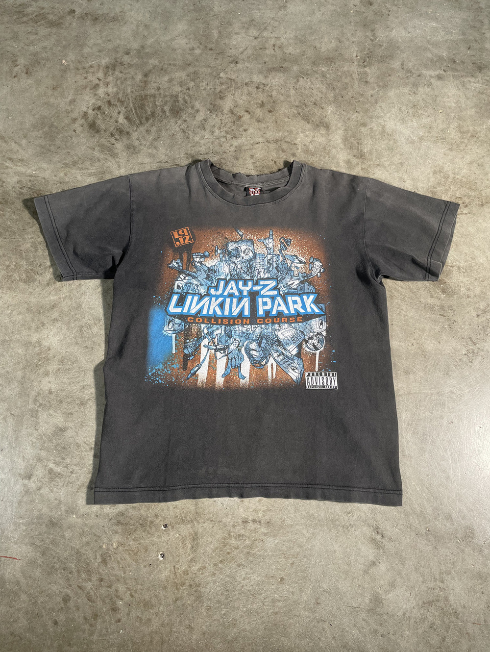 Vintage 2000s Jay Z & Linkin Park Tour Tee M 22x25 Faded